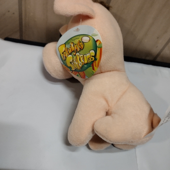 farmyard snubbies pig 5" inch plush - Picture 3 of 5